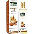 INDUS VALLEY Pure Natural & Organic Roghen Badam Sweet Almond Oil for Body,Hair & Skin (No Mineral Oil & Sulphate) - (200ml)