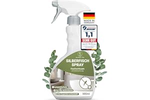 ‎ANIMAL VITA Silberfisch Spray 500 ml [mit Sofortwirkung] - wirksames Mittel gegen Silberfische & Papierfische, hochwirksame Alternative zu Silberfisch-Köderdose & Silberfischfalle, mit dezentem Zitrusduft