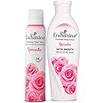 Enchanteur Romantic Perfumed Deo Spray for Women, 150ml And Enchanteur Romantic Perfumed Body Lotion, 250ml, with Aloe Vera & Olive Butter for Satin Smooth Skin