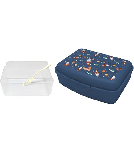 Nerthus FIH 922 lunchbox enfant licornes boîte repas légère résistante nettoyage facile