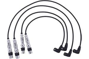 DOO ENGY Zündleitungssatz Zündkabel Zündungskabel Zündspule Zündleitungen Zündkabelsatz für Touran Golf 5 Plus Golf 6 Beetle Caddy Polo A1 8X A3 8P Altea Ibiza Leon Toledo Fabia Octa-via Rapid Roomster 1.2 TSI