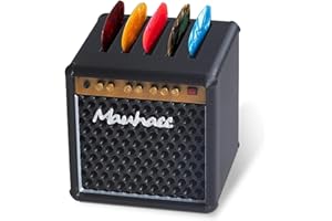 Cumnvulnt Plektrum Halter, Schwarz Pickhalter für E-Gitarren, PLA-Material, Gitarren Zubehör, Praktische Aufbewahrung für Plektren, Gitarre Geschenkidee für Musiker