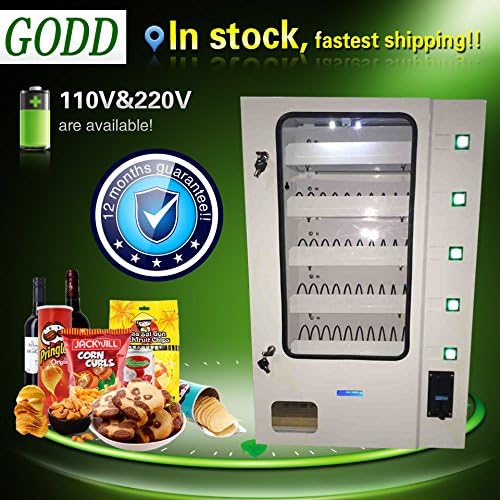 Yoli® candy vending machine,small dispenser for snacks with coin acceptor,5 kinds products,110V or 220V