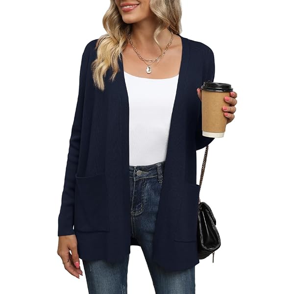 Cardigan Femme En Laine Tricotée - Manches Longues, Col V - Couleurs Douces (blanc, Noir, Vert, Rose) - Idéal Printemps/automne - 7