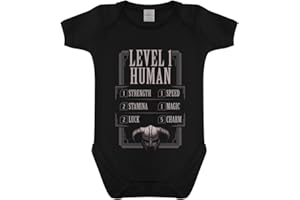 Grindstore Level 1 Human Baby Grow Black