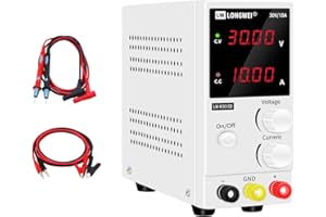 Longwei K3010D 4-Digit LED Display DC Power Supply Variable, 0-30 V / 0-10 A, 4-Digital LED Display