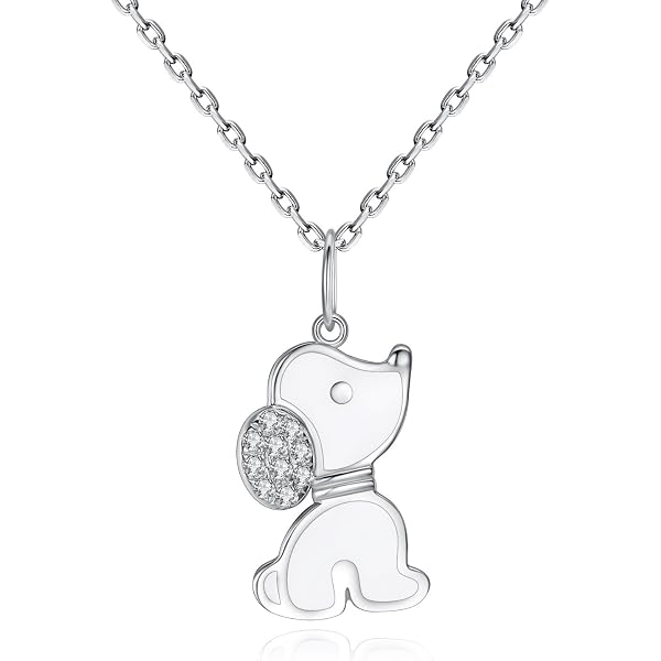 Collier Chat Argent 925 Zircon Cubique - Bijou Fantaisie Cadeau Femme