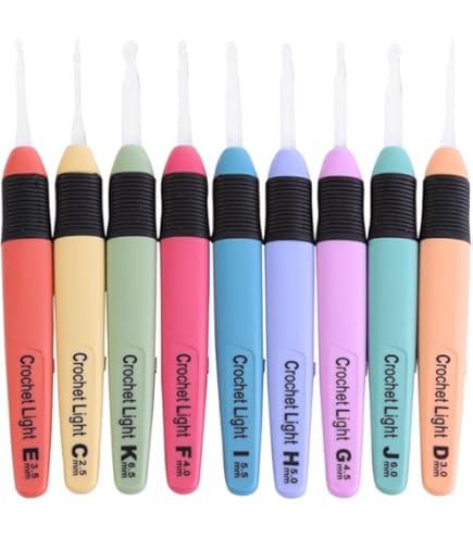 Lot de 6 pièces de crochet lumineux à double gabarit en ... - Alibaba
