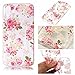 Produktbild iphone X Hülle,Fanryn Schutzhülle / Cover / Case Bunte Muster Weich TPU Handy Hülle Etui Cover Protective Shell Soft Schutzhülle Telefon Kasten Apple iPhone X (5,8 Zoll) – Pfingstrose Blumen