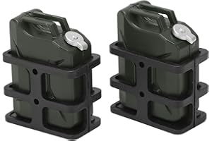 ZLXHDL Mini Serbatoio del Carburante, Mini Tanica di Olio per Auto RC, Serbatoio del Carburante Simulato Cingolato RC per Accessorio Decorativo per Auto Cingolata RC 1/8 1/10(Verde Scuro)