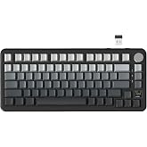 ATTACK SHARK X85PRO 75% Kablosuz Mekanik Klavye &ndash; TFT Ekran, Gasket Yapı, RGB Işıklandırma, Hot-Swap, 4000mAh Pil, BT/2.4G/US