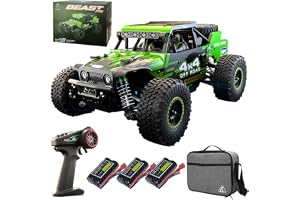 X-Verse SG202PRO radiostyrd bil 1:20 55 km/h RC bil kolborste, 4WD All Terrain Offroad RC Truggy RC Truck Crawler för vuxna och barn (3 batterier)