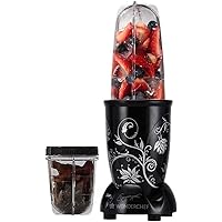 Wonderchef Nutri-Blend, 22000 RPM Mixer-Grinder, Blender, SS Blades, 2 Unbreakable Jars, 2 Years Warranty, 400 W-Black…