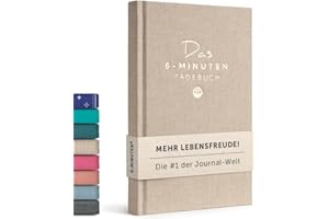 ‎URBESTSELF 6-Minuten® Tagebuch für Erwachsene 2026 (Das Original) – Mehr Achtsamkeit, Resilienz & Selbstliebe – Dankbarkeitstagebuch, Journal Buch – Achtsamkeitstagebuch in 22 Sprachen übersetzt
