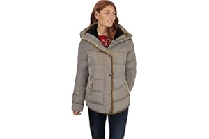 Fashion Thirsty WOMENS LADIES QUILTED WINTER COAT PUFFER FAUX FUR COLLAR HOODED JACKET PARKA SIZE NEW