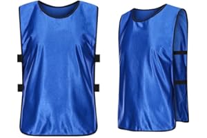Cheuling 12 Stück Sport Trikot Leibche Fußball Trainingsleibchen für Kinder und Erwachsene, Markierungshemd Trainingsleibchen Team-Spiel Bibs für Herren Damen Senioren Junioren