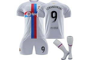 AZISEN FC Barca Soccer Jersey FCB Football Kit, 22-23 Barca Home/Away Jersey for Adult and Children Football Clothing Men's Training Shirts Shorts and Socks Boys' Activewear Shirts Sports Tracksuit