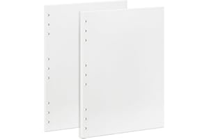 OVISEEN 90 arkuszy papieru punktowego B5, 9 otworów, kropkowany papier uzupełniający do segregatorów pierścieniowych i Bullet Journaling – przyjazny dla środowiska papier biurowy (18 x 25,5 cm)