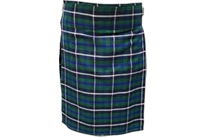 BRAW CLANS TARTANS Mens Value Scottish Traditional Stag Party Kilt Walk 5 Yard Tartan Kilts | Regular (Length: 24 Inch)