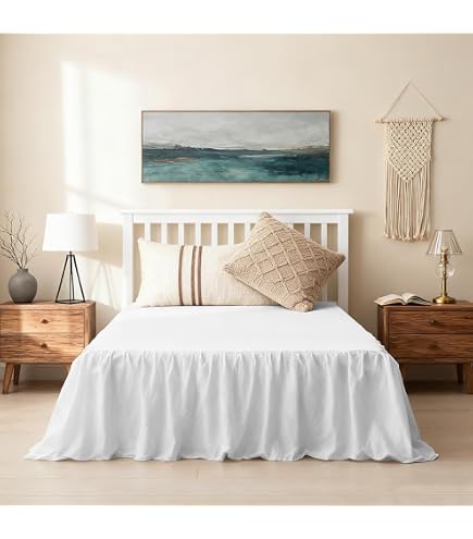 Betthusse 90x200 Natürlich – Mit 4 Seiten von 30 cm für Bett 90 x 200 cm