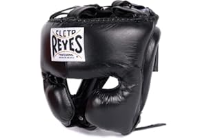 Cleto Reyes Kopfschutz für Boxen, geschlossenes Gesicht, Schwarz