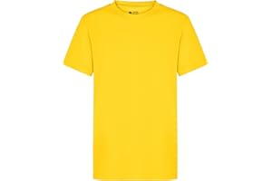 LISTERS SCHOOLWEAR Ages 1-15 Boys Girls Kids Plain T-Shirt Tee Shirt 100% Cotton Childrens Softspun School P.E. Gym Costume