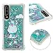 Produktbild Crystal Transparent Bling Glitzer Flüssige Hülle für Huawei P30,Diamond Sequins Sparkle Glitter Kreativ Niedliche Soft Ultra Dünn Clear Kirstall Silikon Gel TPU Gummi Guter Protective