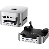 ACASIS Mac mini M4 Dock &amp; Stand, Dual-Bay NVMe SSD Muhafaza ile, Mac mini M4 ve M4 Pro 2024 i&ccedil;in Al&uuml;minyum HDMI Hub, 4K60Hz H