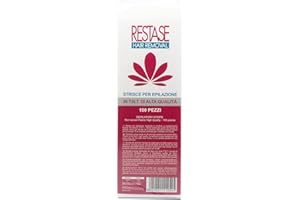 RESTASE | Strisce per Epilazione, 100 pz, in Materiale Tessuto Non Tessuto, Uso Professionale