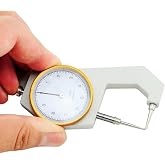 Depolife Mekanik Mikrometre Kalınlık &Ouml;l&ccedil;er Hassas &Ouml;l&ccedil;&uuml;m Kumpas 0-20Mm 0.01Mm &Ouml;l&ccedil;me