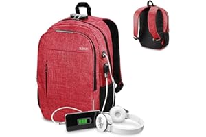 Subblim Unisex, Rot Urban Lock Backpack 40,6 cm (16 Zoll)