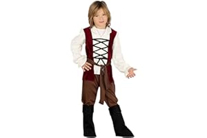 FIESTAS GUIRCA Guirca Disfraz de Mesonero Ramón para niño T-3/4 años