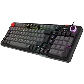 Rampage LOYAL USB Hot Swap RGB Red Switch Mekanik Gaming Oyuncu Klavye | LCD Ekran, Anti-Ghosting, 1,8 m USB Kablo, 50 Milyon