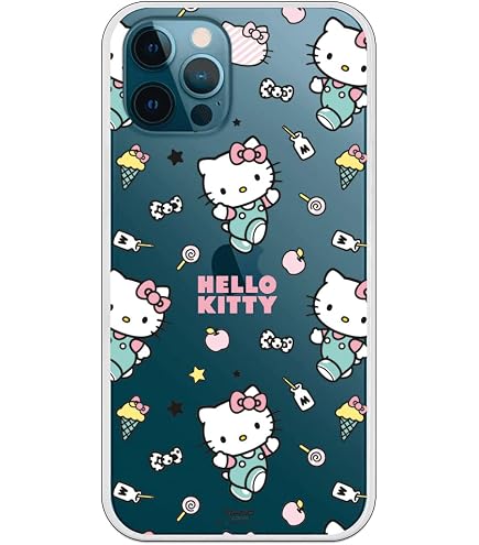 Hello Kitty HKHCP13XHDGKEP - Custodia rigida per iPhone 13 Pro Max 6.7, colore: Rosa