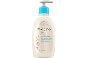 Aveeno Nettoyant Cheveux/Corps Baby Daily Care 300 ml (L'Emballage Peut Varier)