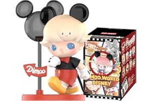 POP MART DIMOO World Disney Series Figures de Acción Popular Figura Coleccionable y Adorable Juguete Artístico Regalo Creativo 1PC