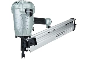 Metabo HPT Framing Nailer, Pro-Preferred Power Nailer for Flooring, Roof Decking, and More, Lightweight 7.5 lbs Framing Tool for 21° 2" to 3-1/2" Plastic Collated Nails, NR90AES1