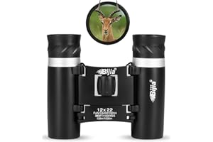 CAMPSLE 12x22 High Powered Mini Compact Binoculars for Adults, Kids For Bird Watching, Travelling, Stargazing, Hunting,Concerts, Sports and Outdoor Activities (Latest Optics Coating Technology)