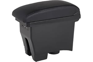 JAMNIK Universal Armrest Center Console,Car Arm Rest For Volkswagen For POLO Center Storage Box Retrofit For VW For POLO Mk5 6R For Vento Car Armrest Box Car Armrest Accessories 2012-2018 Central Armre ( Col