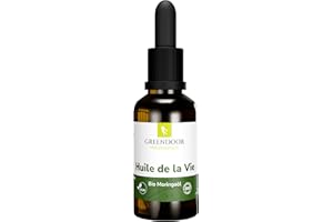 ‎GREENDOOR GREENDOOR Bio Moringaöl kaltgepresst vegan 30ml, Anti Aging Öl, rein pur nativ parfümfrei, skin repair, Körperöl Hautregeneration, Antifalten Hals Dekolleté, Naturkosmetik