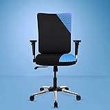 The Sleep Company SmartGRID Onyx Mid-Back Chair for Office & Home |Patented SmartGRID Technology for advanced Orthopedic Supp