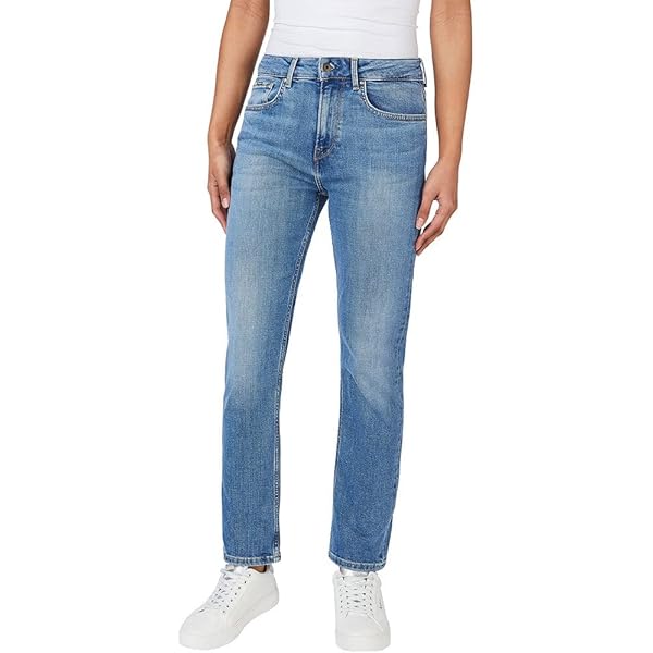 Pepe Jeans Dames Slim Jeans Uhw Pl204590, Jeans, Blauw, 26W/30L, Blauw ( Denim-xh2), 26W / 30L