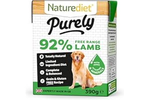Naturediet - Purely, Complete Wet Food, Lamb, 390g (Pack of 18)