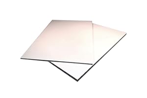 HLS 2-4mm Aluverbundplatte Sandwichplatte weiß Aluminium Verbundplatte mit Kunststoff PE Kern Zuschnitt kostenlos (3mm, 700x700mm)