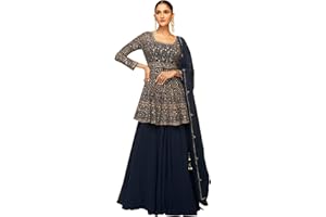 JIVRAJ FASHION Dupatta Butter Fly Net Anarkali Dress Salwar Kameez Stitched Shalwar Kameez Embroidery Plus Size
