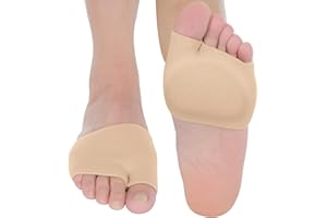 Sibba 1 paire de semelles orthopédiques respirantes pour le métatarsien, correction des orteils, hallux valgus et avant-pied - Pour homme et femme - Soulage la douleur et les callosités