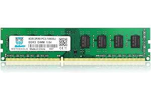 Motoeagle Memoria RAM DDR3 4 GB DIMM 1333 MHz RAM, 4 GB 2RX8 PC3 10600U DDR3-1333 MHz UDIMM RAM de escritorio sin búfer Non-ECC 1,5 V CL9 240 pines