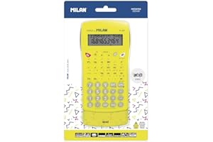 MILAN® Blíster calculadora científica M228 Serie Acid, Amarillo MILAN