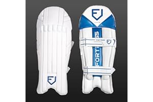 FORTRESS Original Pro Wicket Keeper Pads | Premium Cricket Gear for All Ages - Lightweight Design with Adjustable Straps & Colour Options