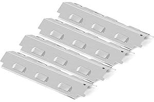 GIRXZYBX 37CM Edelstahl brennerabdeckung für landmann, Enders Boston, tarrington House, Outdoorchef-Perth, Uniflame 750, Tenneker TG4, kamino, Hitzeschild Brennerabdeckung Flavorizer Bars gasgrill ersatzteile